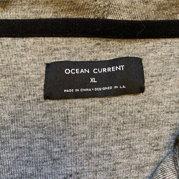 Ocean Current Mens Size XL Green Full Zip Hoodie Sweatshirt Soft Comfortable - Picture 5 of 11